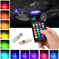 Bombillos T10 RGB Control Vehículos